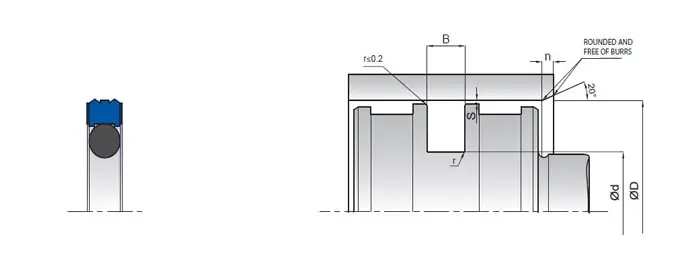 Speciální Cena HENNLICH 47,8x60x5,5 DK140 H-PU/NBR omegat